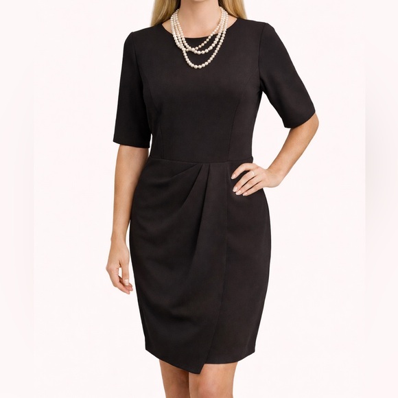 Lulus Dresses & Skirts - Lulus Black Sheath Dress Medium Work Cocktail Stretch NWT